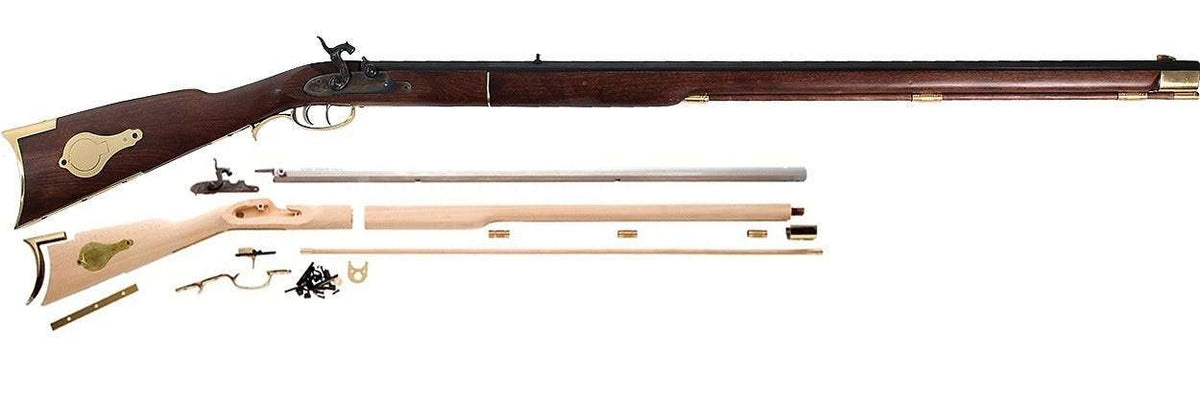 Traditions Deluxe Kentucky .50 Cal Percussion Rifle Kit with 33.5" White Barrel