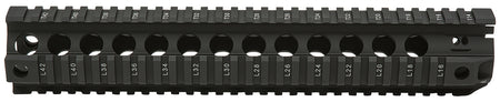 BCM 12" Free-Floating Quad Rail Handguard Black Anodized for AR