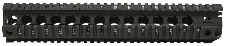 BCM 12" Free-Floating Quad Rail Handguard Black Anodized for AR