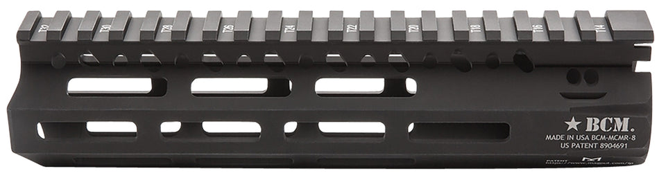 BCM Gunfighter MCMR 8" M-LOK Free-Floating AR Handguard Black