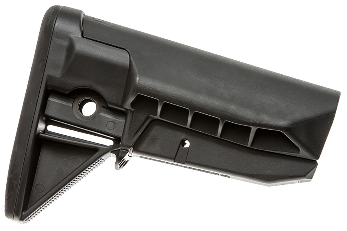 BCM GFSMOD0SPMDB Gunfighter Mod 0 Black Polymer Stock with SOPMOD Cheek for AR Rifles