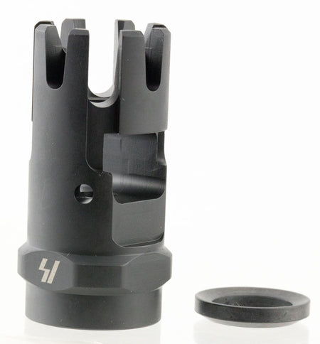 Strike Checkmate Compensator 223 Rem 5.56x45mm NATO AR Platform Black Steel 1/2"-28 tpi