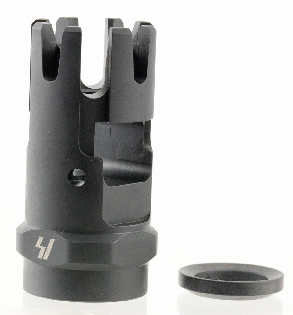 Strike Checkmate Compensator 223 Rem 5.56x45mm NATO AR Platform Black Steel 1/2"-28 tpi
