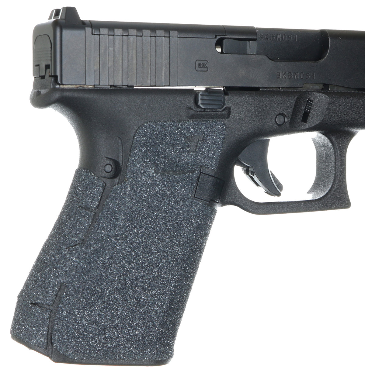Talon Grips 382G Adhesive Black Granulate Grip Compatible with Glock Gen5 19/23/25/32/38/44 No Backstrap