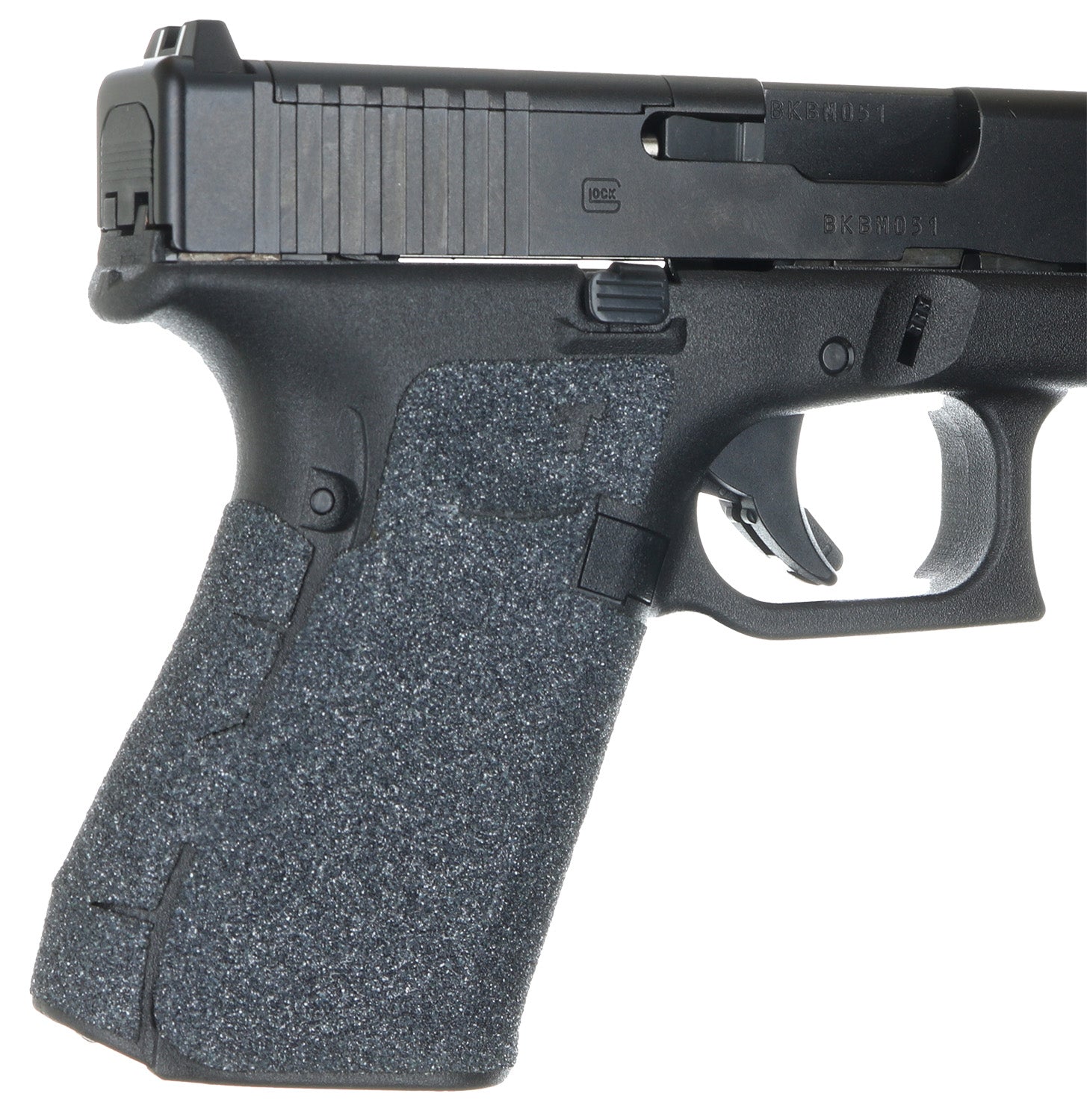 Talon Grips 382G Adhesive Black Granulate Grip Compatible with Glock Gen5 19/23/25/32/38/44 No Backstrap