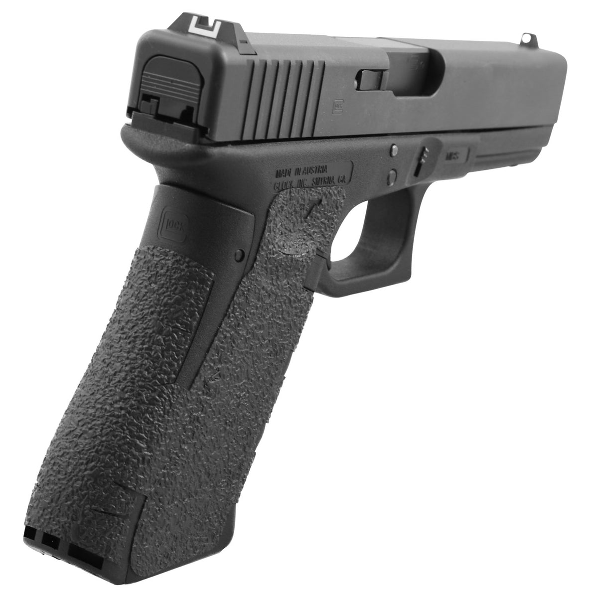 Talon Grips 380R Adhesive Rubber Grip Compatible with Glock Gen5 17/19X/22/45/47 Med Backstrap