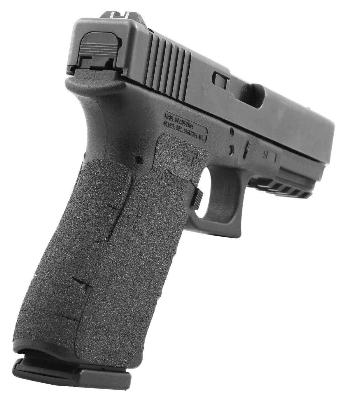Talon Grips 380G Adhesive Granulate Grip Compatible with Glock Gen5 17/19X/22/45/47 Med Backstrap