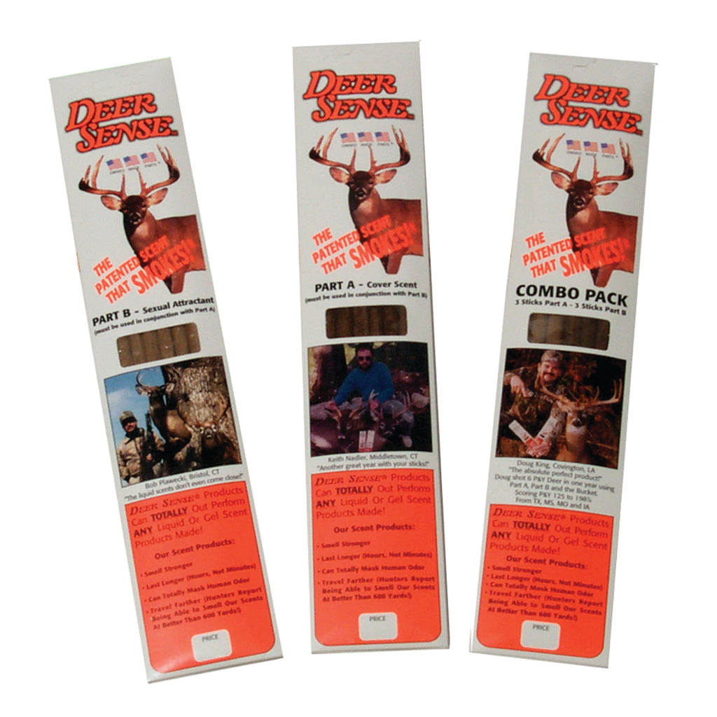 Deer Quest Deer Sense Part A 6 pk. Earth Apple Cover Scent Sticks