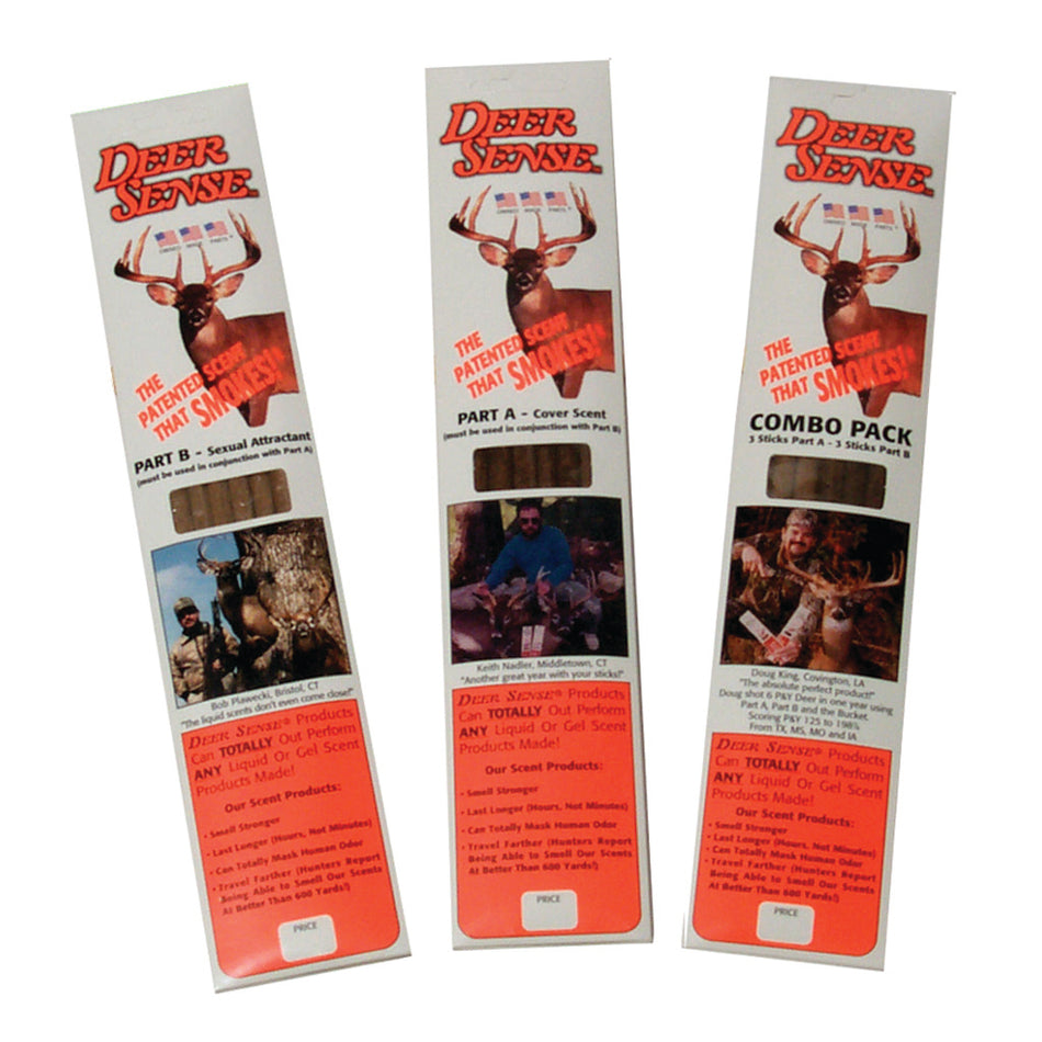Deer Quest Deer Sense Part A 6 pk. Earth Apple Cover Scent Sticks