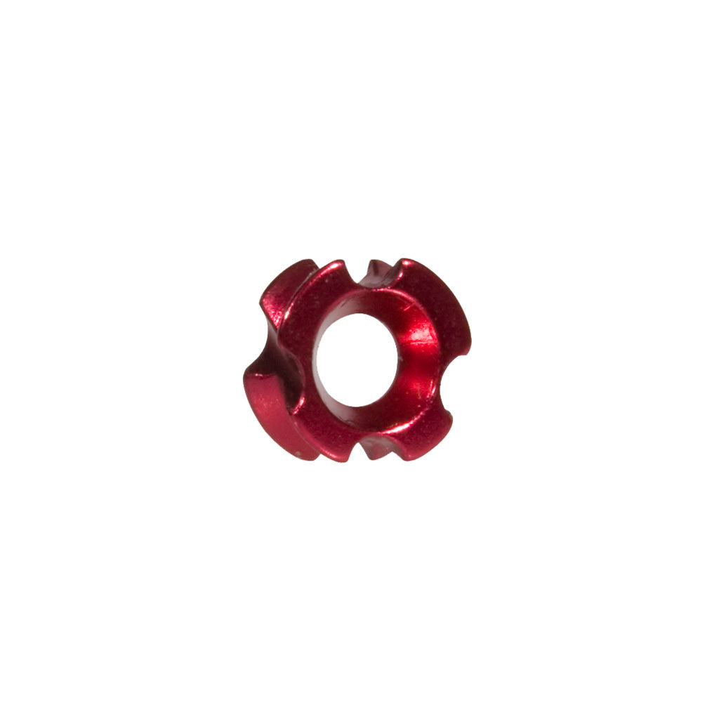 October Mountain TriView 1/8 in. Red Aluminum Bow Peep Sight