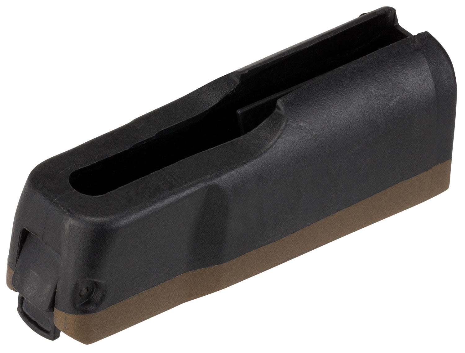 Browning 112044608 X-Bolt 3rd Rotary 28 Nosler Long Action Rifle Magazine w/ Ergonomic Release - Black Polymer