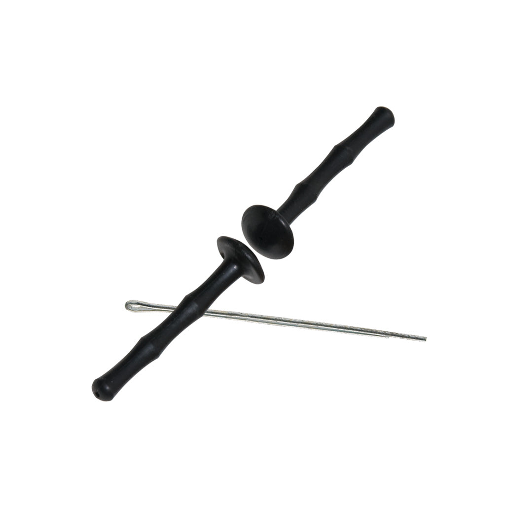 Fin Finder Hydro-Shot Finger Savers Black 2-Piece Bowfishing String Accessory