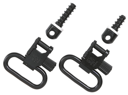 Uncle Mike's Super Swivel 1.25 Inch QD Tri-Lock Blued for Rifles with Wood Forend