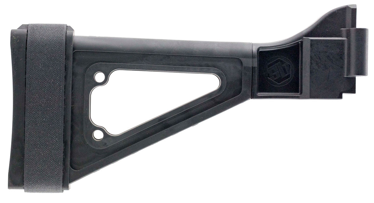 SB Tactical SBTI01SB SBTi Black 10.50" Skeletonized Side-Folding Pistol Brace for H&K UMP B&T APC
