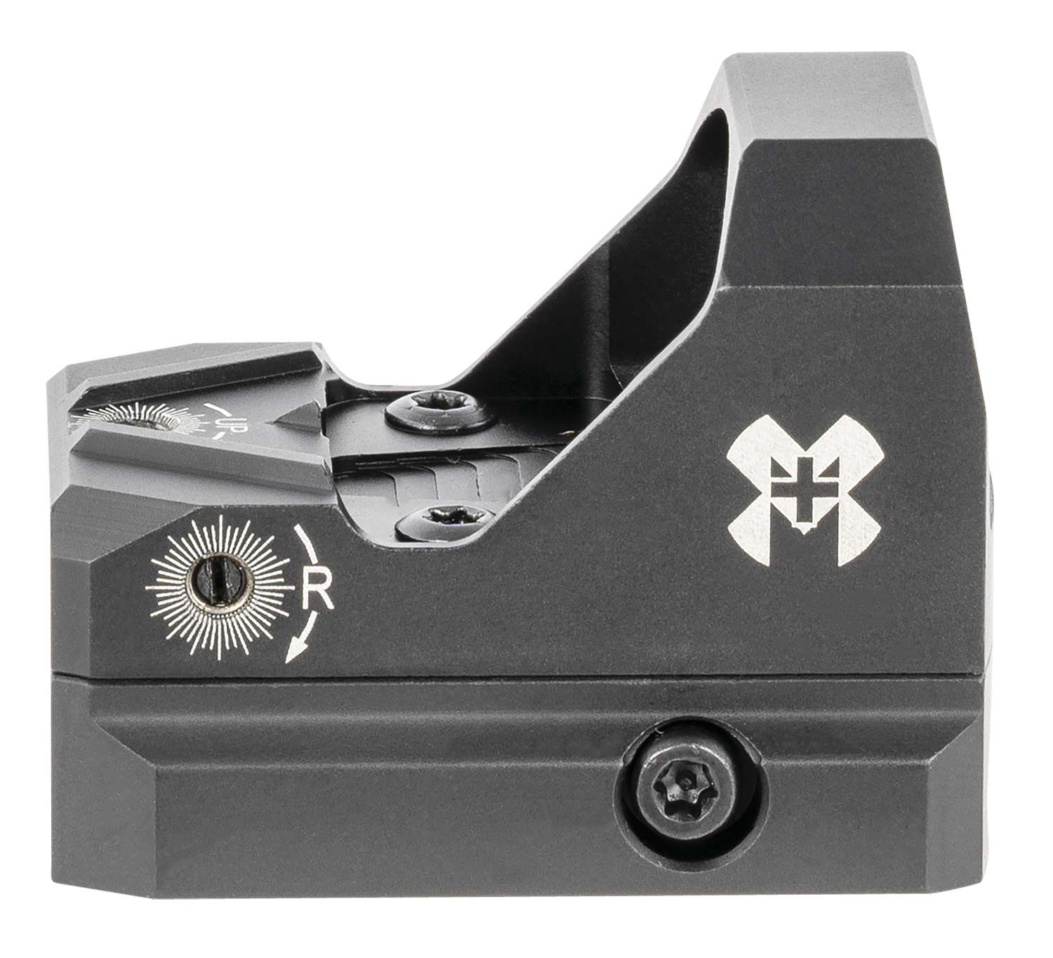 M+M Industries Micro Red Dot 3 MOA Low Profile Sight With 2 Long-Life Batteries