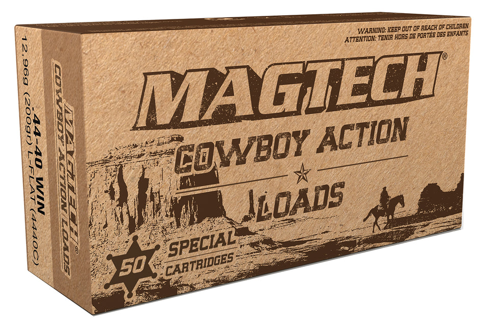 Magtech .44-40 Winchester Cowboy Action 200 grain Lead Flat Nose ammunition