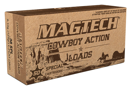 Magtech Cowboy Action Lead Flat Nose 125 Grain .38 Special 920 fps 754908193011