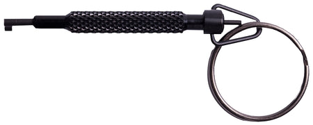 Uzi Accessories UZIKEYROTATI Black Metal Rotating Handcuff Key