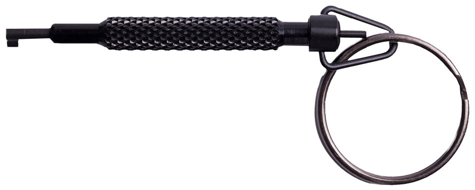 Uzi Accessories UZIKEYROTATI Black Metal Rotating Handcuff Key