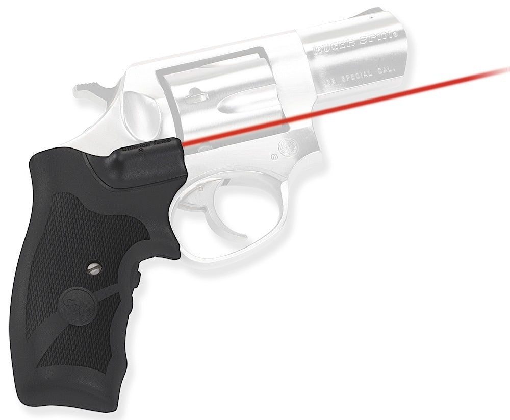 Crimson Trace 0119501 Red Laser Grip Sight for Ruger SP101, Instinctive Activation, Black Polymer