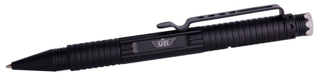 Uzi Accessories UZITACPEN1BK 6.10" Black Aluminum Defender Tactical Pen with DNA Catcher