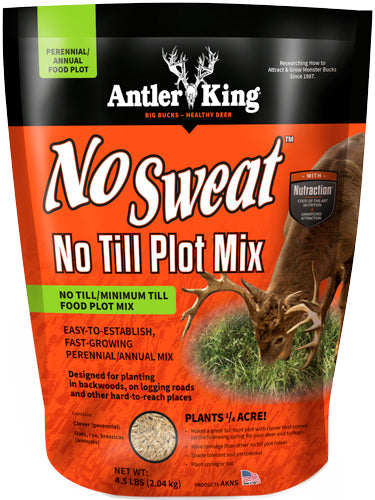 Antler King No-Sweat No-Till Spring/Fall Plot Seed 4.5lb