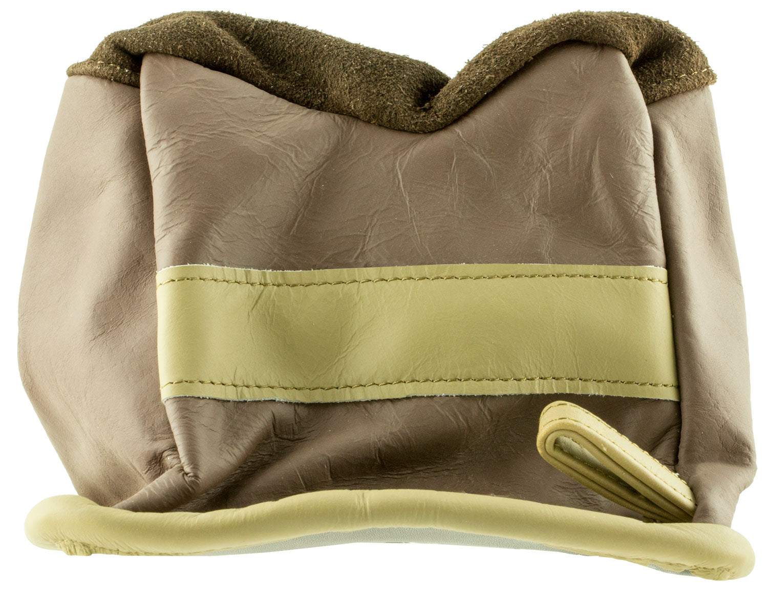 BenchMaster BMALBBME Leather Bench Bag Medium Empty Tan 6.80 oz