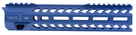 Strike Industries Blue Aluminum 10" M-LOK Strike Rail Handguard for AR-15