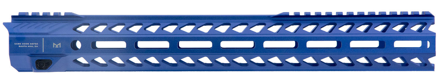 Strike Industries AR-15 15.50 Inch M-LOK Strike Rail Handguard Blue Aluminum