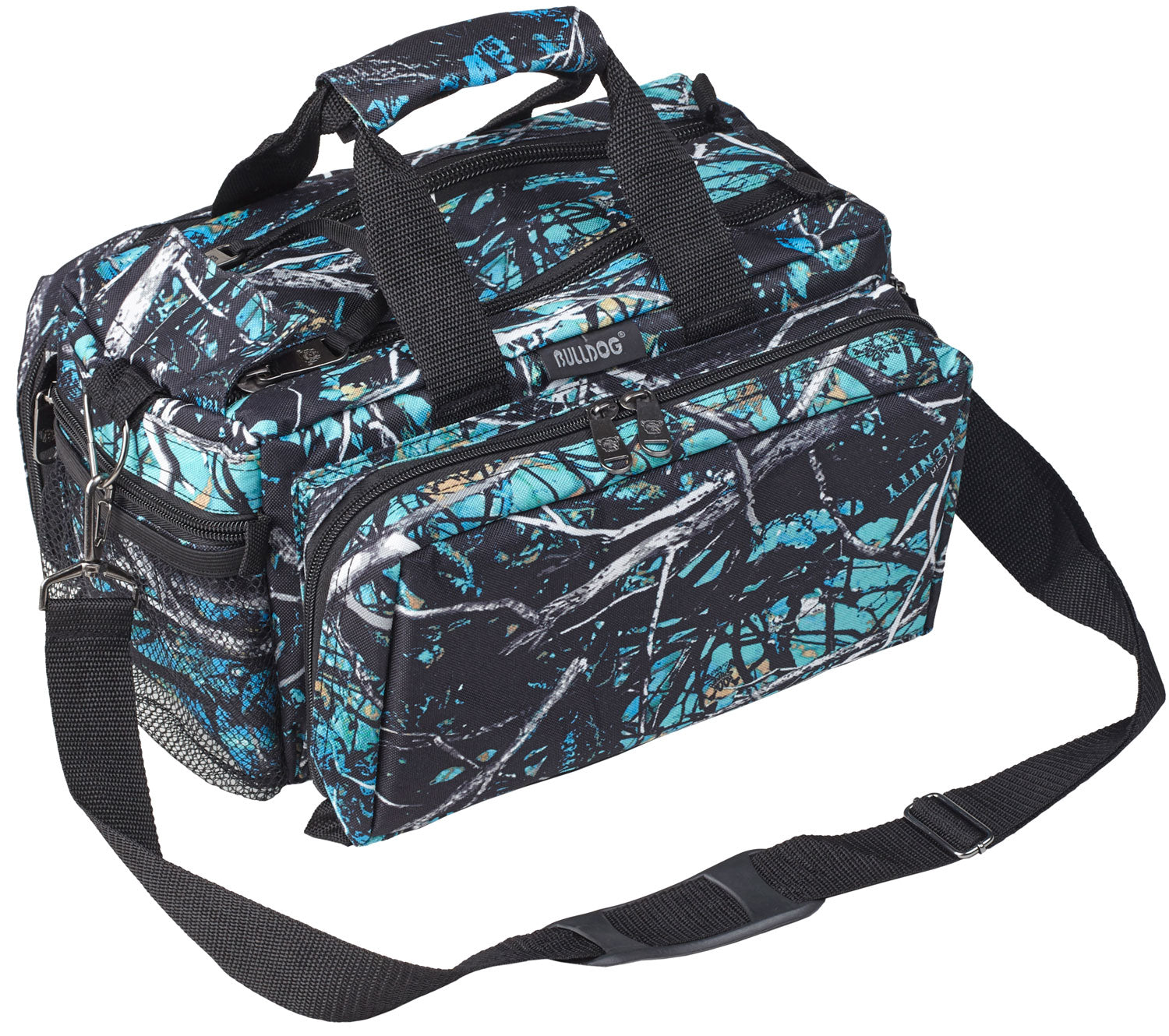 Bulldog BD910SRN Deluxe Serenity Camo Nylon Range Bag with Shoulder Strap
