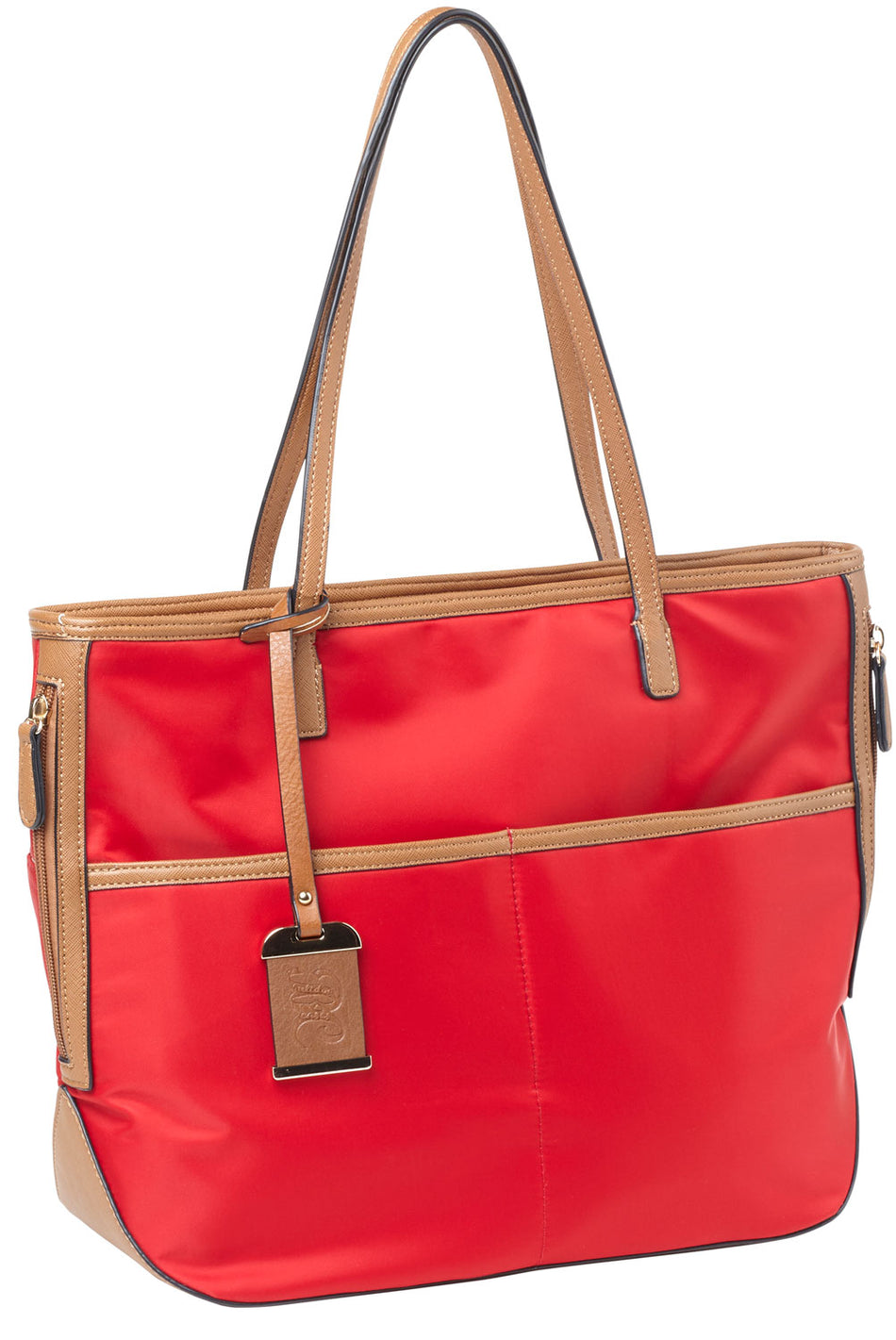 Bulldog BDP056 Red Nylon Tote Purse with Integrated Holster 17x12x5 Inch Right Hand