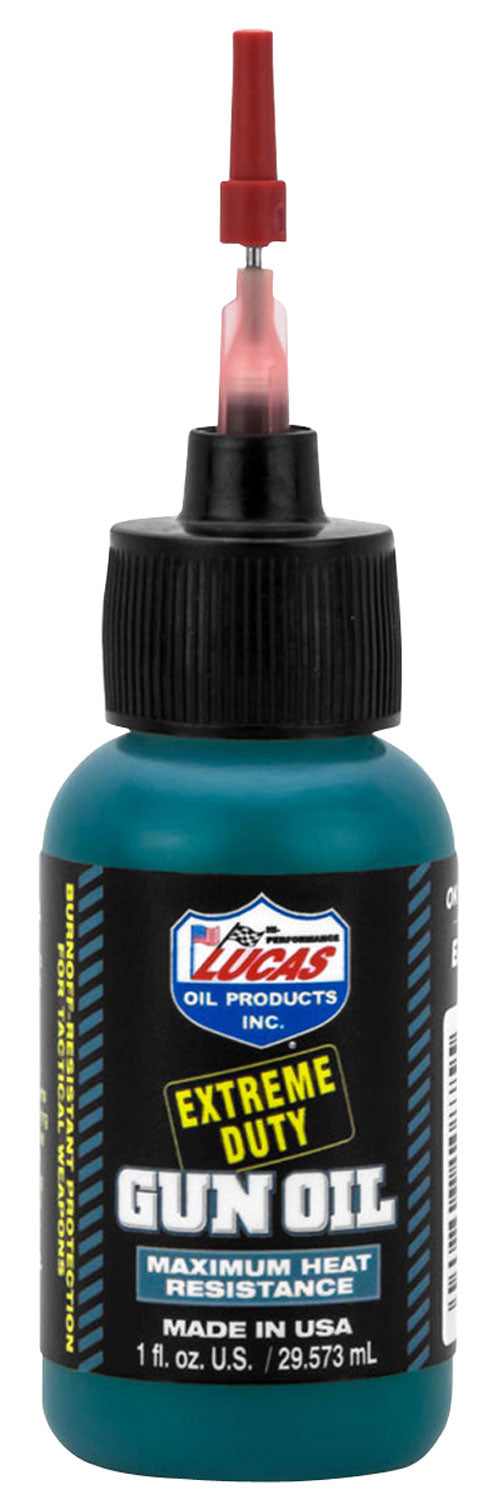 Lucas Oil 10875 Extreme Duty Firearm Oil 1oz Squeeze Bottle