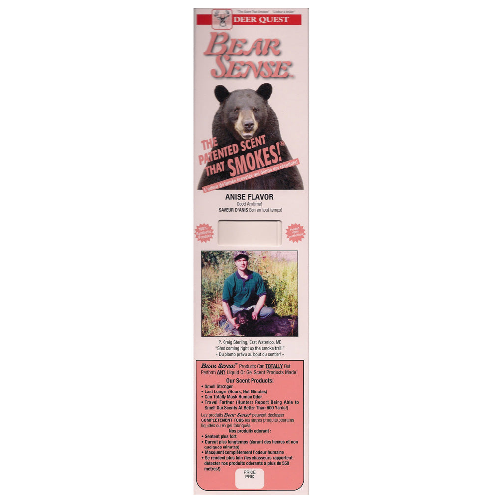 Deer Quest Bear Sense Anise Smoke Stick Bear Hunting Attractant 6 pk.