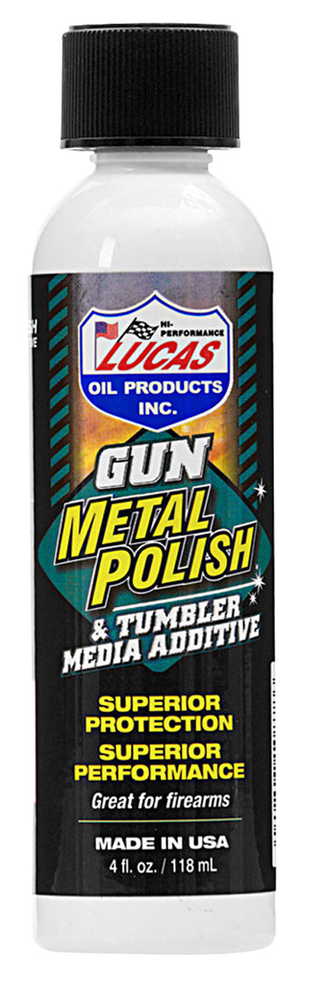 Lucas Oil 10878 Firearm Metal Polish 4oz Bottle for Blued and Stainless