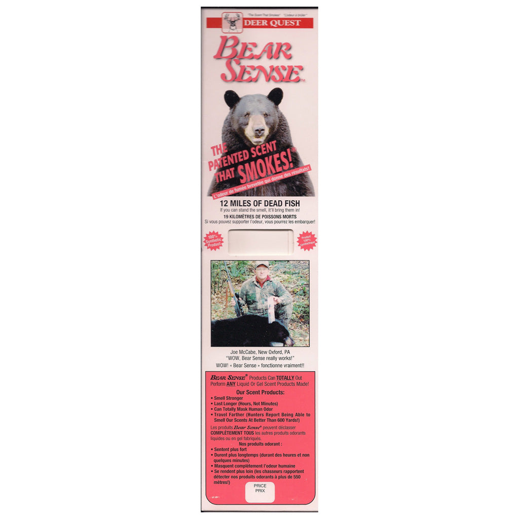 Deer Quest Bear Sense Dead Fish Smoke Stick Bear Hunting Scent 6 pk.