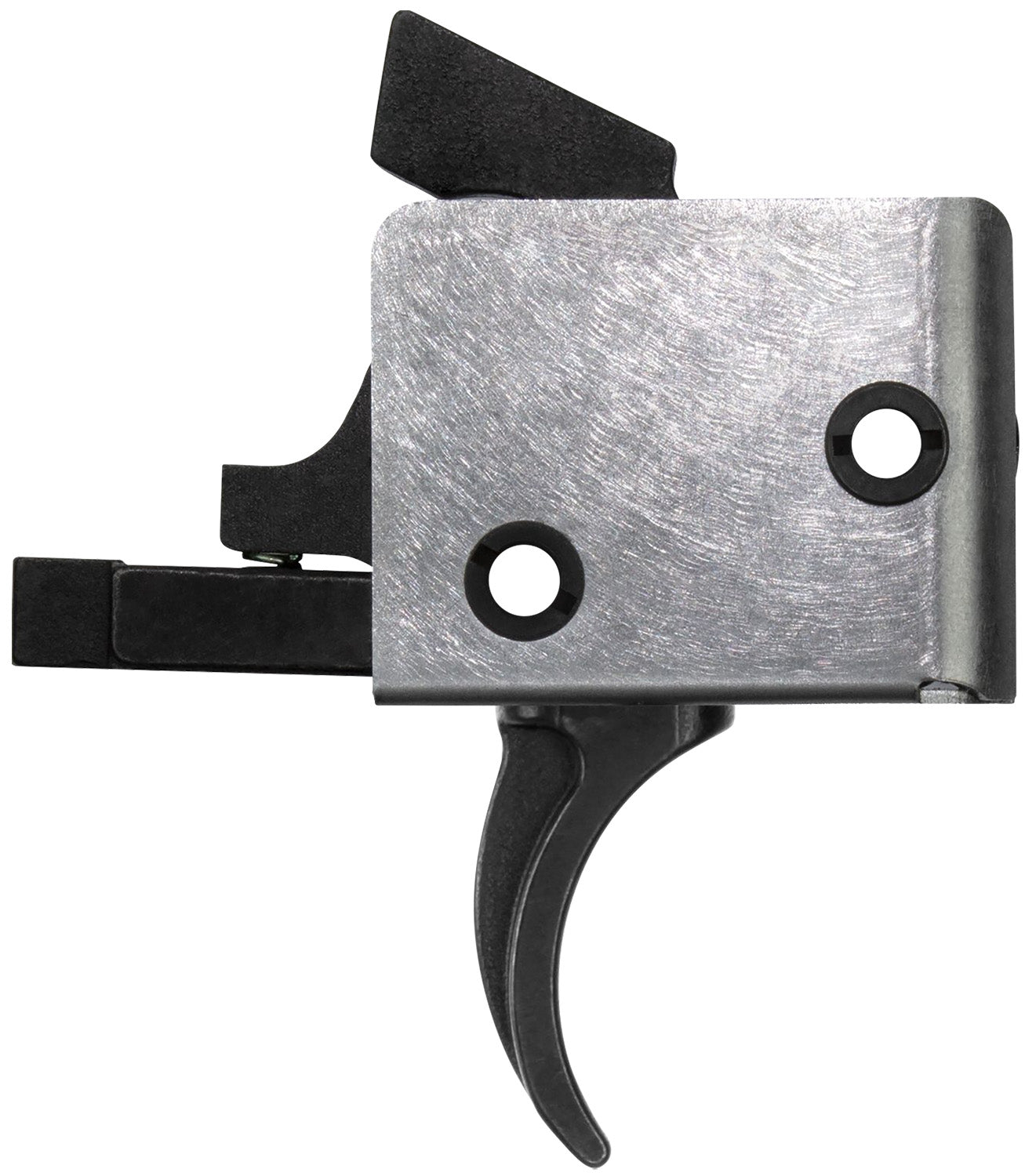 CMC Triggers 92501 AR-15 Drop-In Single-Stage Curved Trigger 4.50 lbs Black Silver