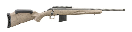 Ruger 46927 American II Ranch Full Size 6.5 Grendel 10+1 16.10" Cobalt Cerakote Spiral Fluted Threaded Barrel & Alloy Steel Receiver w/Picatinny Rail, Flat Dark Earth Splatter Adj LOP Synthetic Stock