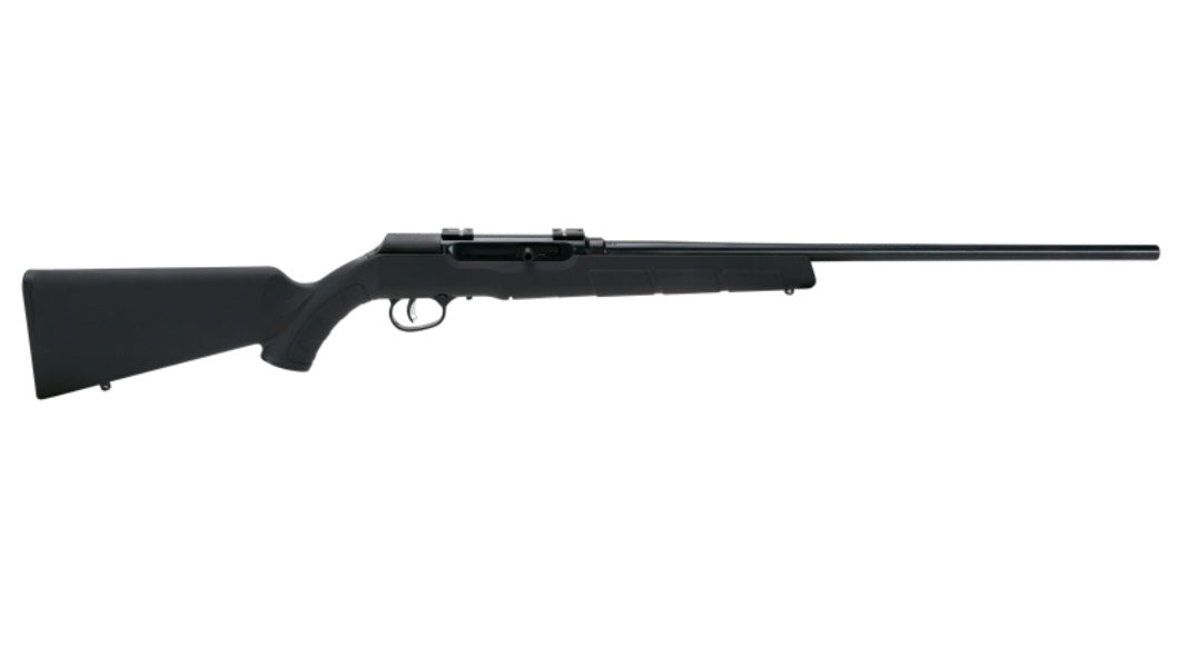 Savage Arms 47200 A22 Target Sporter Full Size 22 LR 10+1 22" High Luster Button Rifled Barrel, High Luster Drilled & Tapped Carbon Steel Receiver, Matte Black Fixed Synthetic Stock, Right Hand