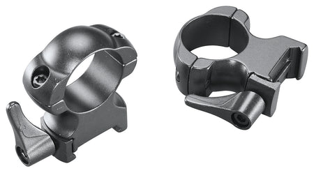Weaver Mounts Lever Lok Rings 1" Extra High Matte Black