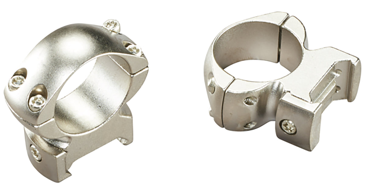 Weaver Mounts Grand Slam Rings 1" High Silver