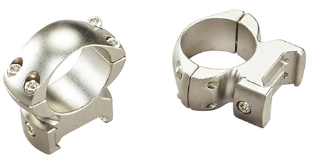 Weaver Mounts Grand Slam Rings 1" High Silver