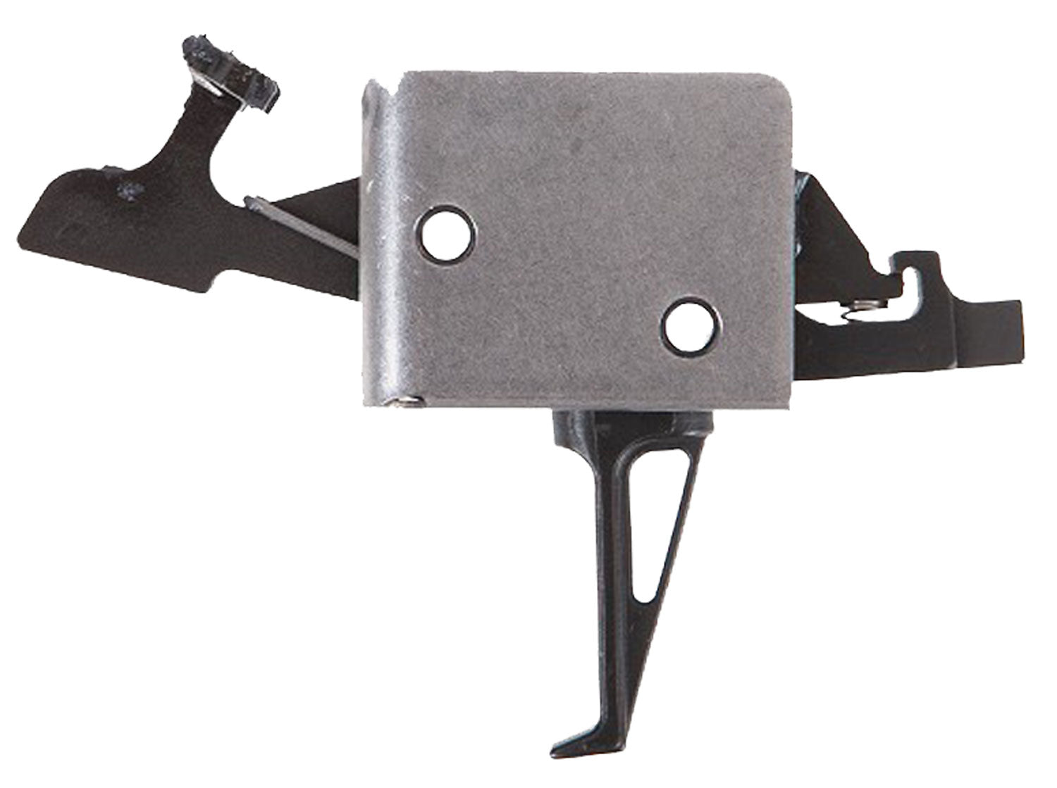 CMC Triggers 93504 AR-15 Drop-In Flat Two-Stage Trigger with 2-4 lb Pull Weight, Black/Silver