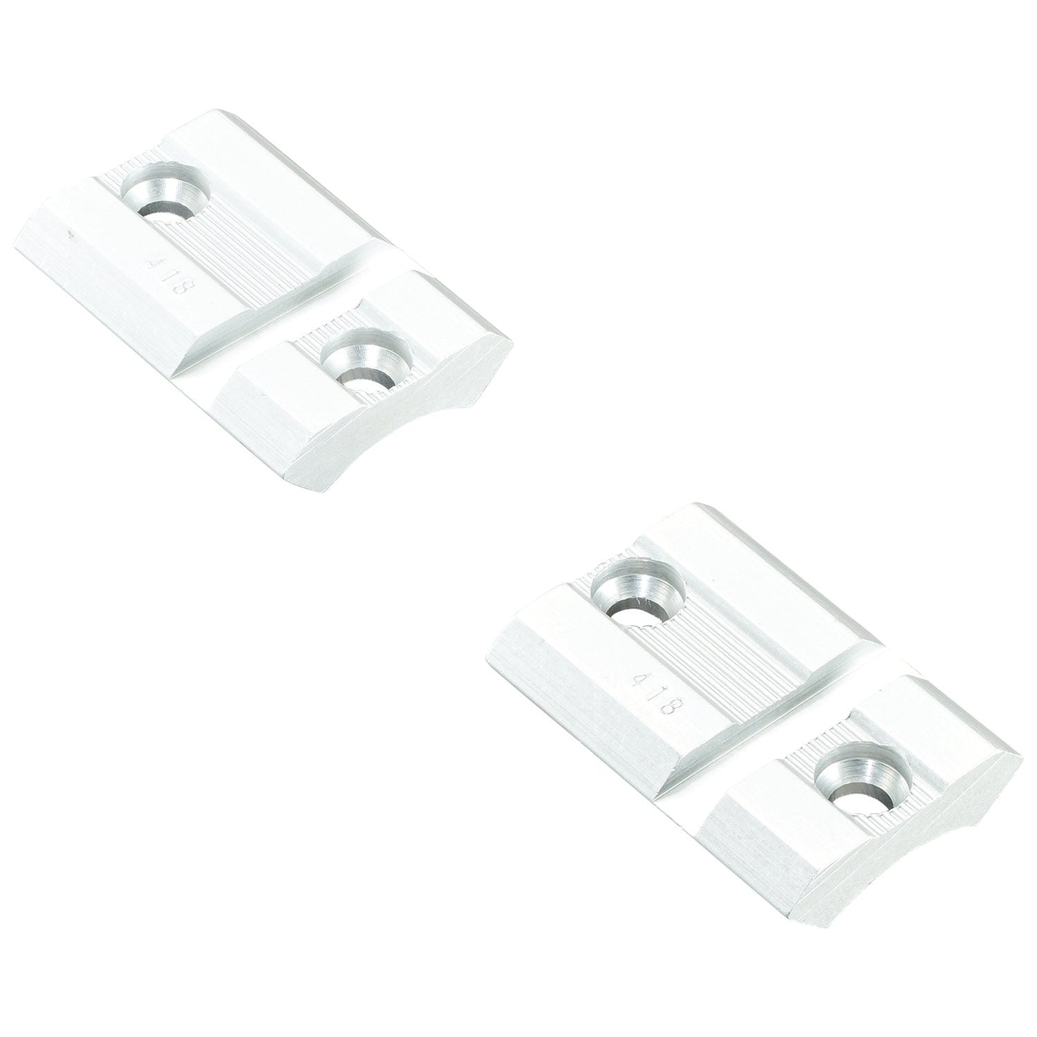 Weaver 48453 418S Optic Top Mount Base Silver CVA/Traditions/Winchester