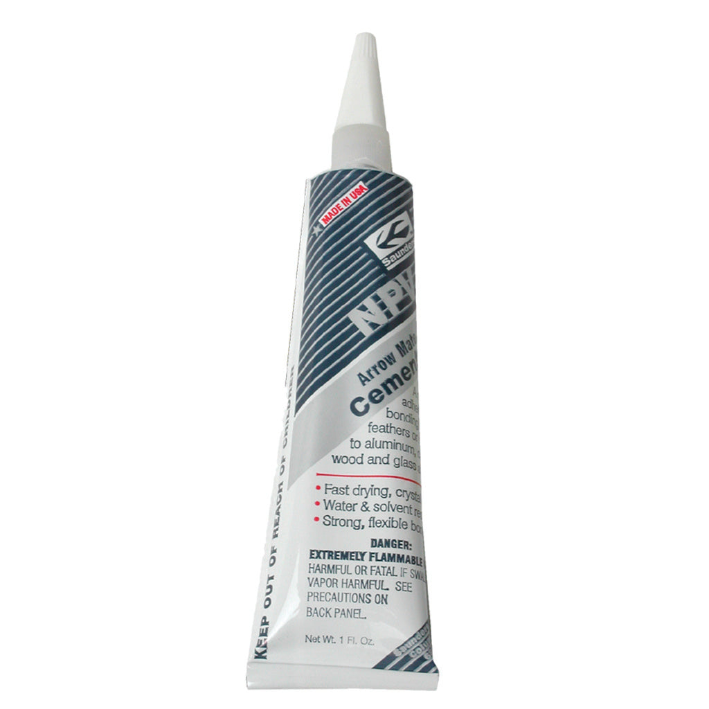 Saunders NPV Arrow Shaft Cement 1 oz.