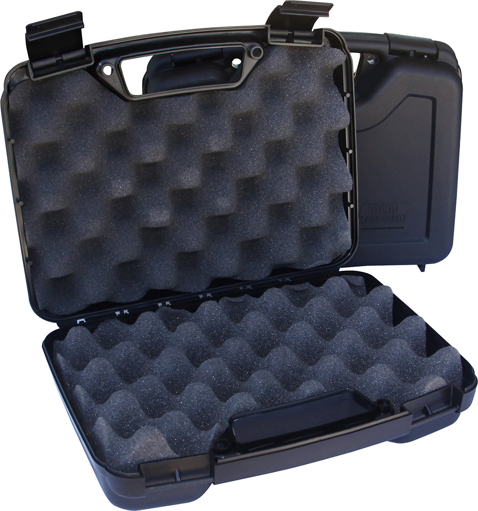 MTM SS-2500 Single Handgun Case Black Polypropylene Semi-Autos & Revolvers Up to 4" Barrel