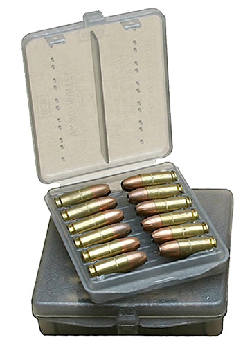 MTM Case-Gard W184541 Clear Smoke Polymer Ammo Wallet .45 ACP 18 Rounds