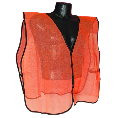 Radians SVO Orange Polyester Mesh Safety Vest One Size Fits All