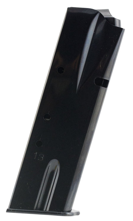 Mec-Gar 9mm 13rd Blued Carbon Steel Magazine for Browning Hi-Power and Springfield SA-35