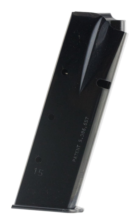 Mec-Gar 9mm 15rd Blued Carbon Steel Magazine for Browning Hi-Power and Springfield SA-35