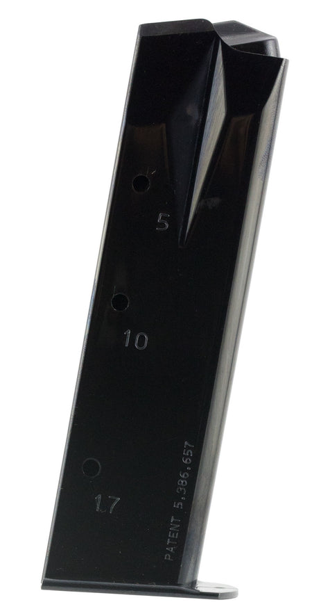 Mec-Gar 17rd 9mm Luger Ruger P85/P89/P93/P94/P95 Blued Detachable Magazine